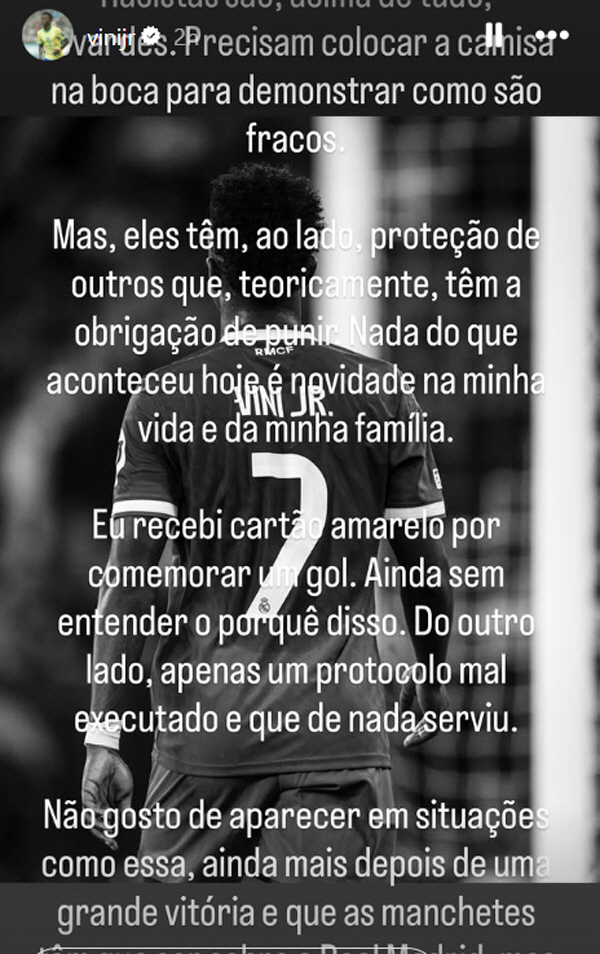 "원숭이-원숭이-원숭이" 음바페가 밝힌 충격적인 비니시우스 인종차별 피해…