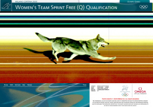 깜짝 해프닝! 올림픽 크로스컨트리 경기 중 '관중견' 난입, 결승선 향한 허스키의 질주 카메라에 '박제'