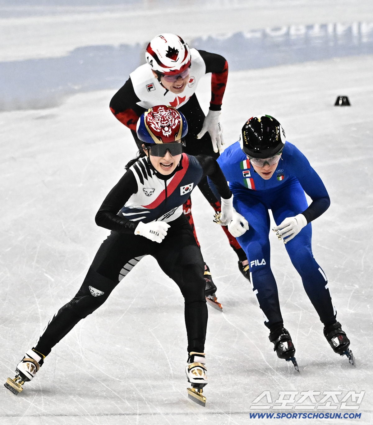 [밀라노 현장]"韓 쇼트트랙 역시 강했다!" 女 3000m 계주 미친 역…
