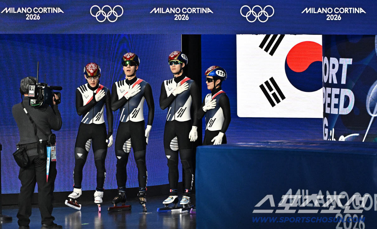 [밀라노 현장]미쳤다! '황대헌의 미친 스퍼트' 남자 쇼트트랙, 5000…