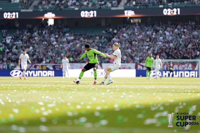 [슈퍼컵 리뷰]"정정용의 전북도 무섭다" '모따 결승골→이적생 동반 맹활…