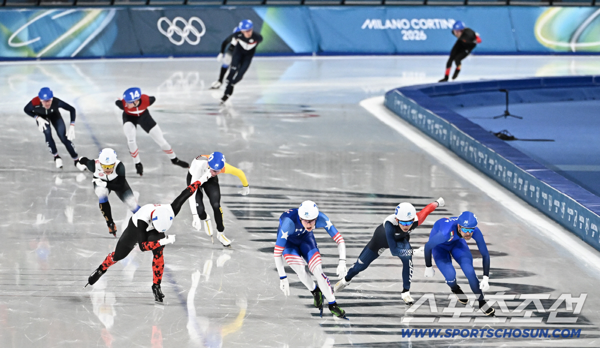 [밀라노 현장]"아깝다! 정재원" 매스스타트 5위… 3연속 포디움 무산,…