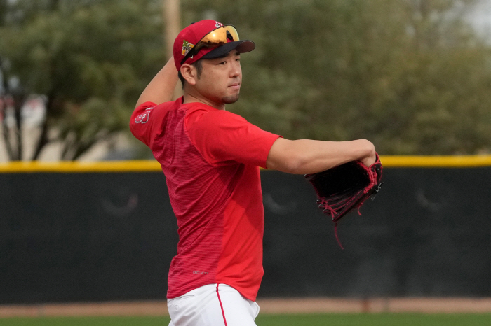 WBC 한국전 선발 예상 기쿠치, 日선수단 합류 "스위치 켜진 느낌, 목표는 우승 뿐"