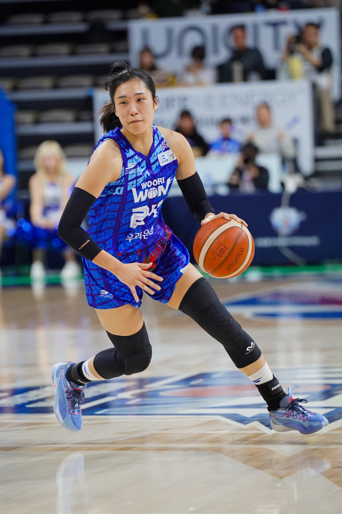 청주 KB 박지수 2연속 라운드 MVP. MIP는 우리은행 이다연