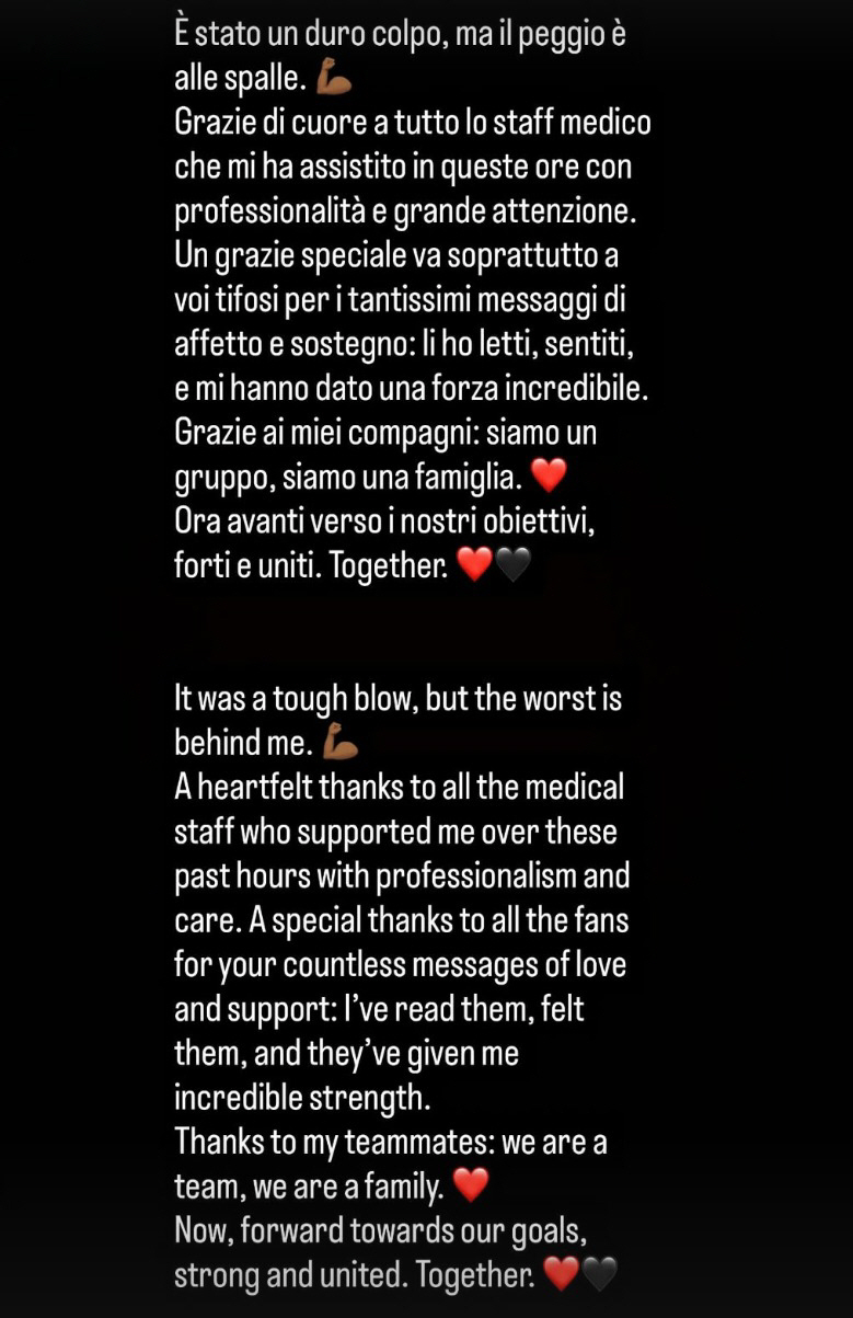 "최악의 상황 지나갔다" 침묵 깬 '피 철철' 잉글랜드 국대, 턱뼈 골절…