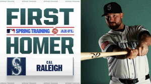 '포수 홈런왕' 173㎞ 총알 투런포 첫 작렬! 방망이가 고개 들다, 