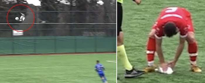 축구공에 맞은 갈매기, 선수가 심폐소생술로 살려…"경기 졌어도 의미 있어"