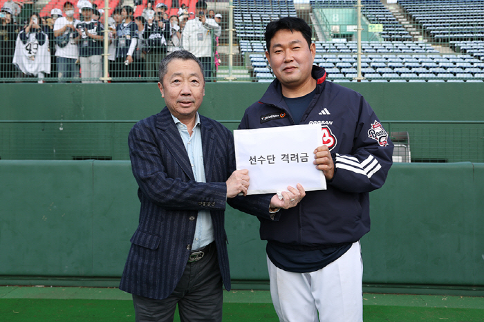 박정원 두산 구단주, 올해도 강한 메시지! → "4등 5등 하려고 야구하…