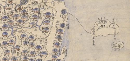 美 장교가 수집한 지도 속 독도…울릉도 동남쪽, ⅓ 크기 뚜렷