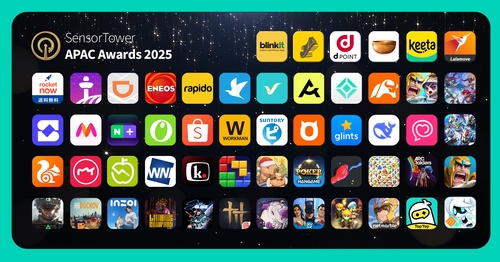 센서타워 선정 'APAC 어워즈'서 한국 앱·게임 14개 수상