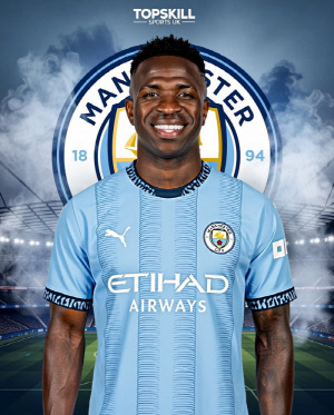 비니시우스(맨시티, 25) in EPL 초대박! 1683억 터진다…펩 감독이 강력히 요구→레알 연봉 크게 웃돌아