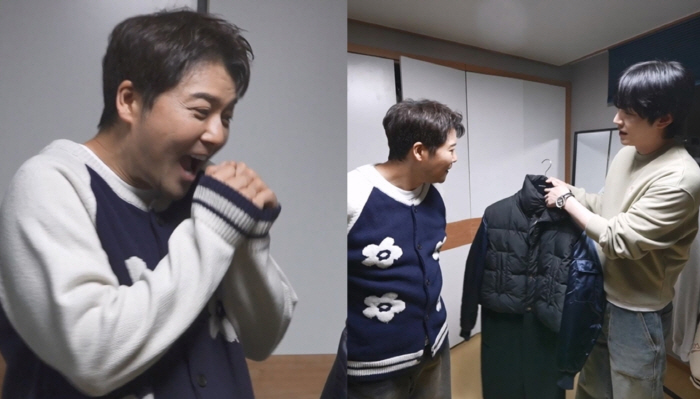 안재현, 벌크업 대성공..전현무에 명품패딩 양보