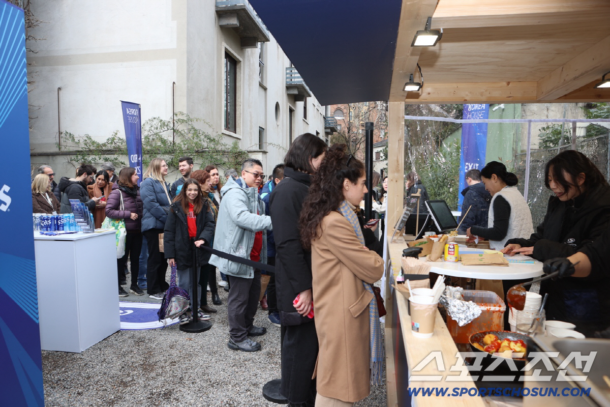"한국 좋아!" 밀라노 코리아하우스 역대급 대박! 총3만2656명 찾았다…