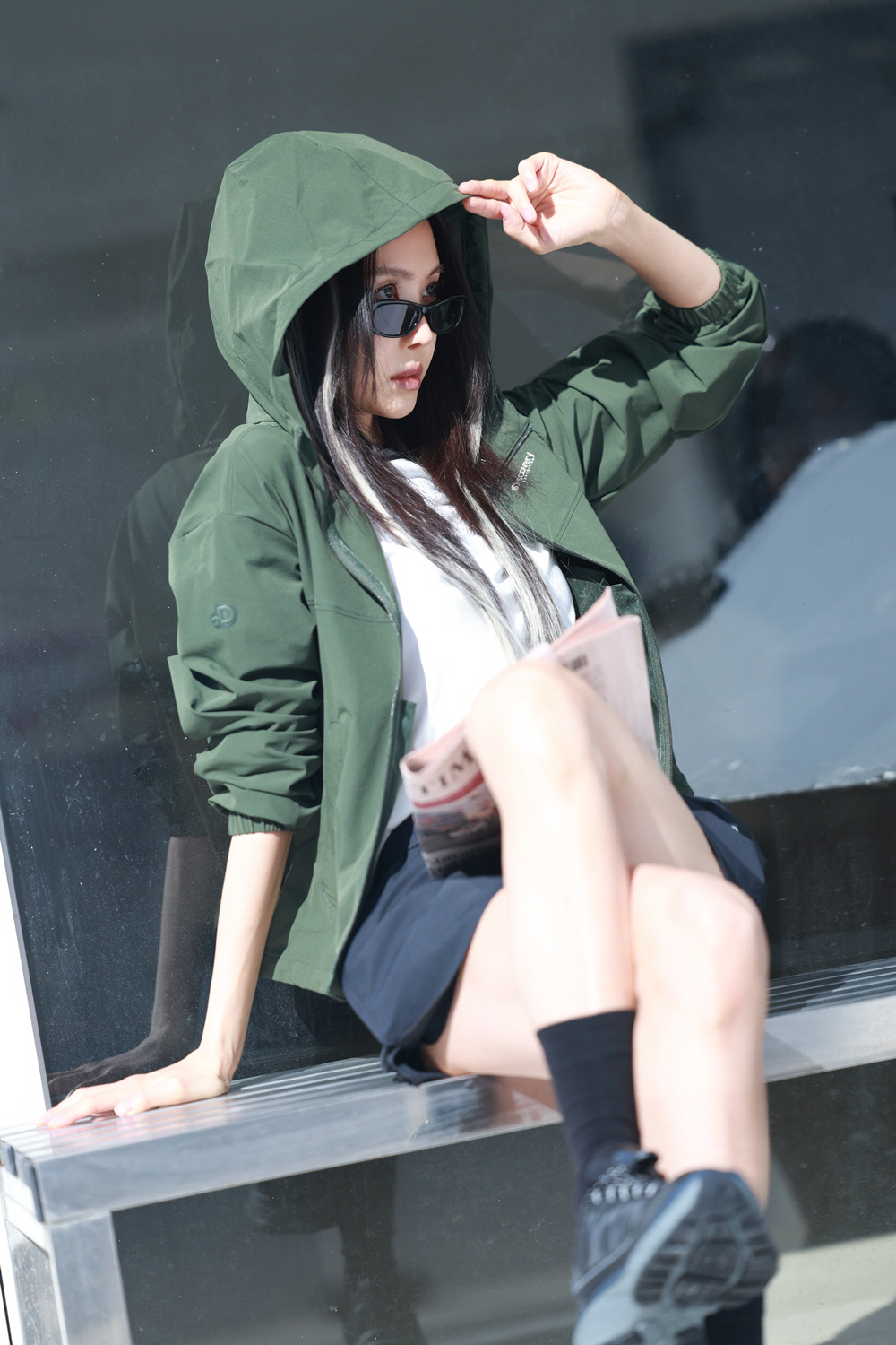 손나은, 탄탄한 복근 자랑…트레이닝복 입어도 굴욕 없네