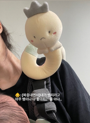 '나홀로 출산' 서민재, 아기띠 메고 육아 고군분투 