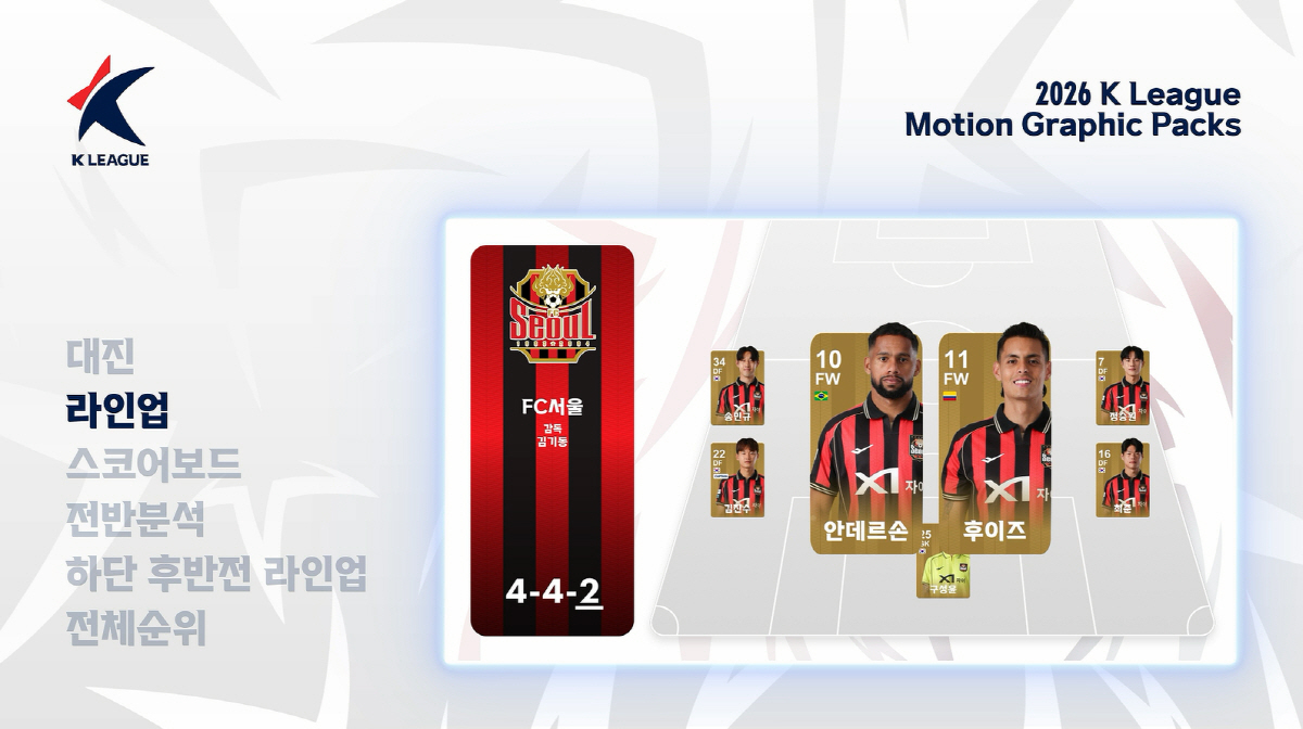 "박종우X김원일 위원 가세" K리그 2026시즌, 믿고보는 중계진을 소개…