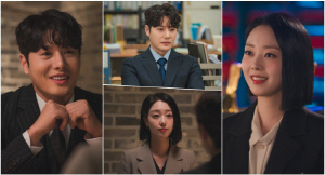 '기쁜 우리 좋은 날' 정윤-윤다영, 강수토건의 매력 남녀 고민호&서승리 역 첫 스틸 공개