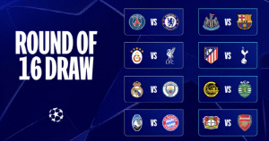 [오피셜]'또 너냐' 레알 마드리드 vs 맨체스터 시티 UCL 16강 맞대결 성사, 5년 연속 지독한 악연..이강인의 PSG-첼시, 김민재의 뮌헨-아탈란타와 충돌