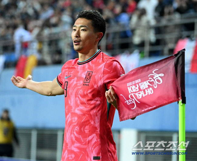 "홍명보 감독 웃는다" 무릎부상으로 재교체 된 조규성, 우려 씻고 '초고…