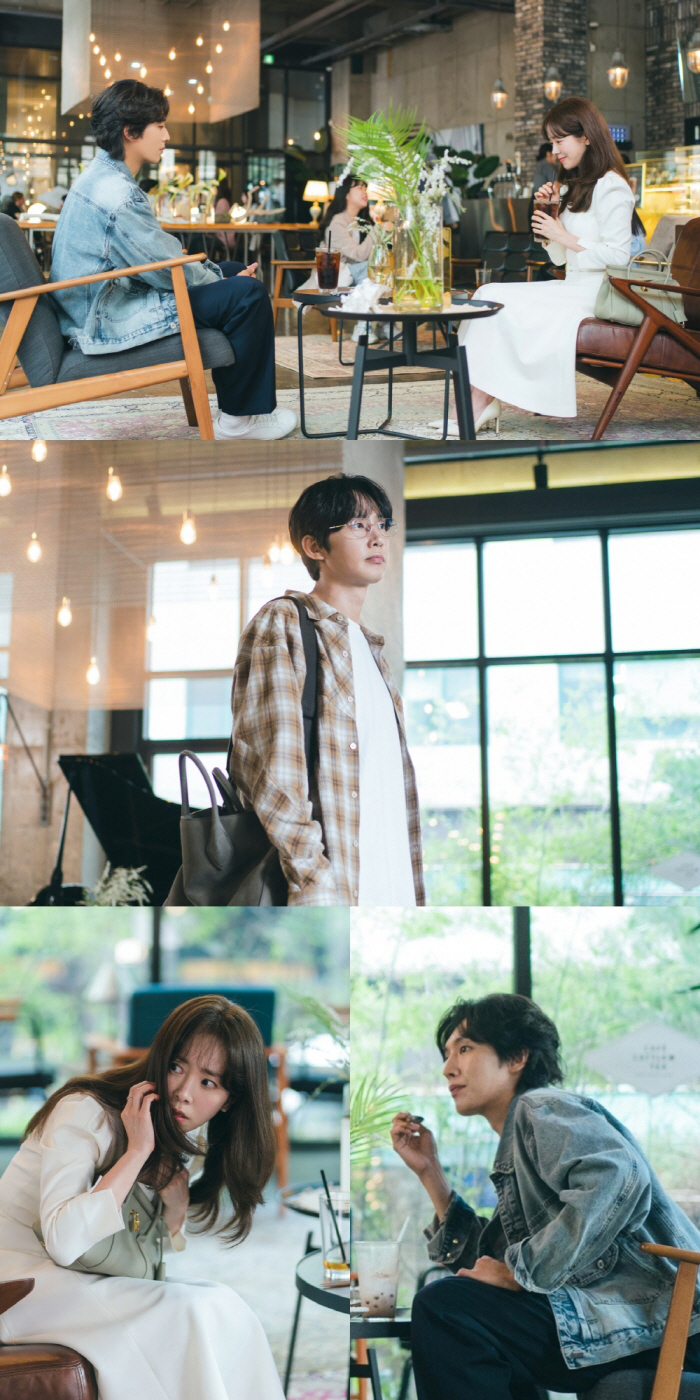 한지민 소개팅 현장에 박성훈 등장…‘미혼남녀’ 삼각구도 본격화