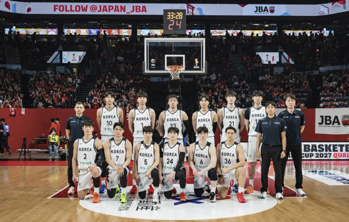 '3.1절의 치욕' 한국농구,일본에 완패했다…마줄스 감독, 데뷔전 2연패 수모. 중국에 승리했던 기세는 어디로...