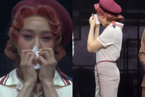 ‘독식 논란’ 옥주현, 눈물 쏟아냈다..90도 허리 인사 까지