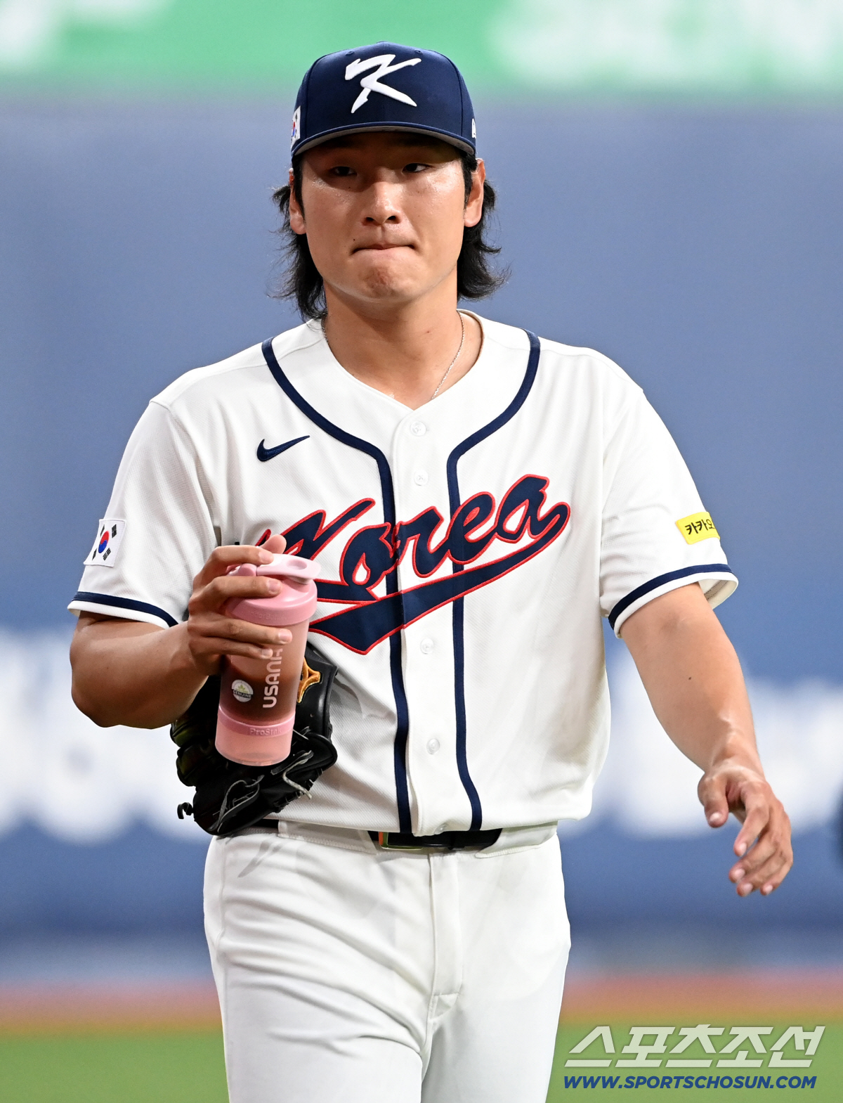 '이럴수가' 156㎞ 위력투 뒤 3실점 충격, 韓 에이스 이대로 괜찮나……