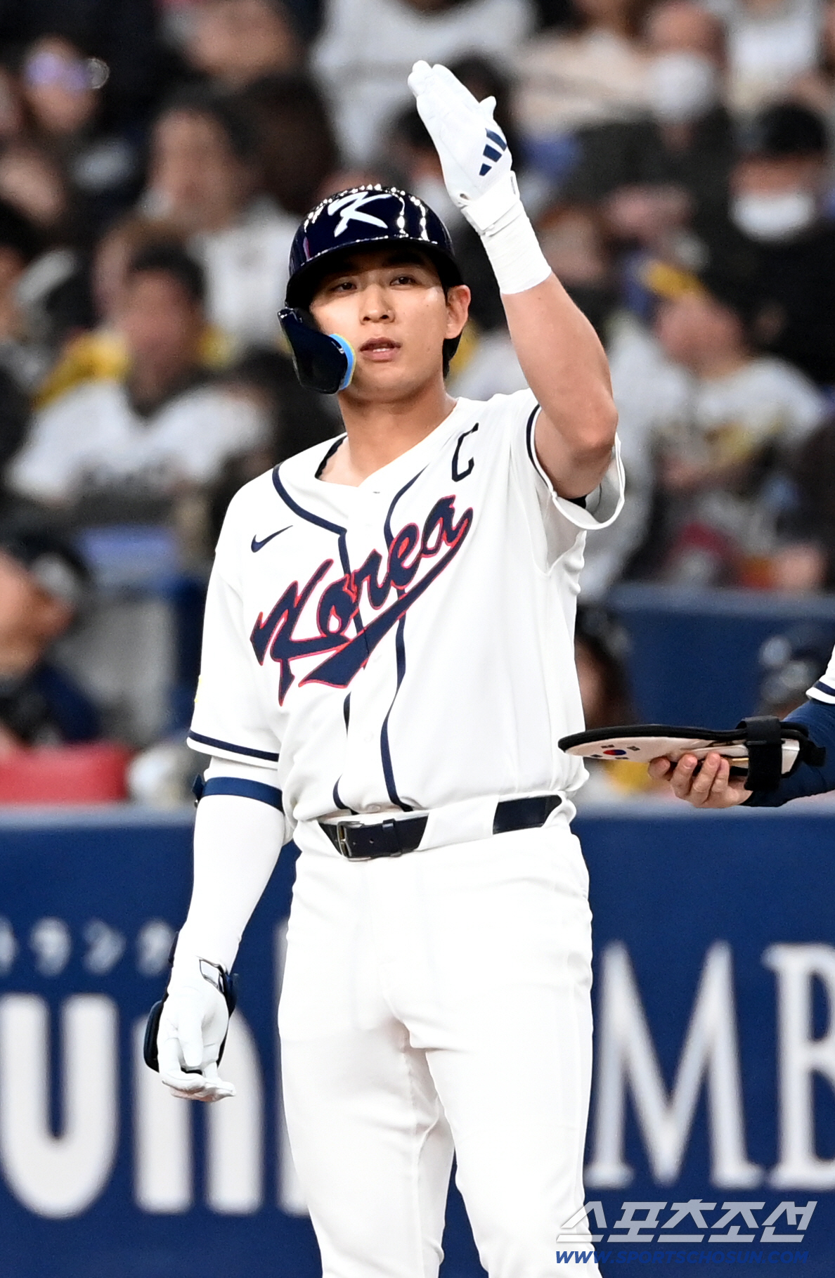 '김도영 동점포!' 곽빈 구했다, 류현진 2이닝 쾌투…한국, 한신과 3대…