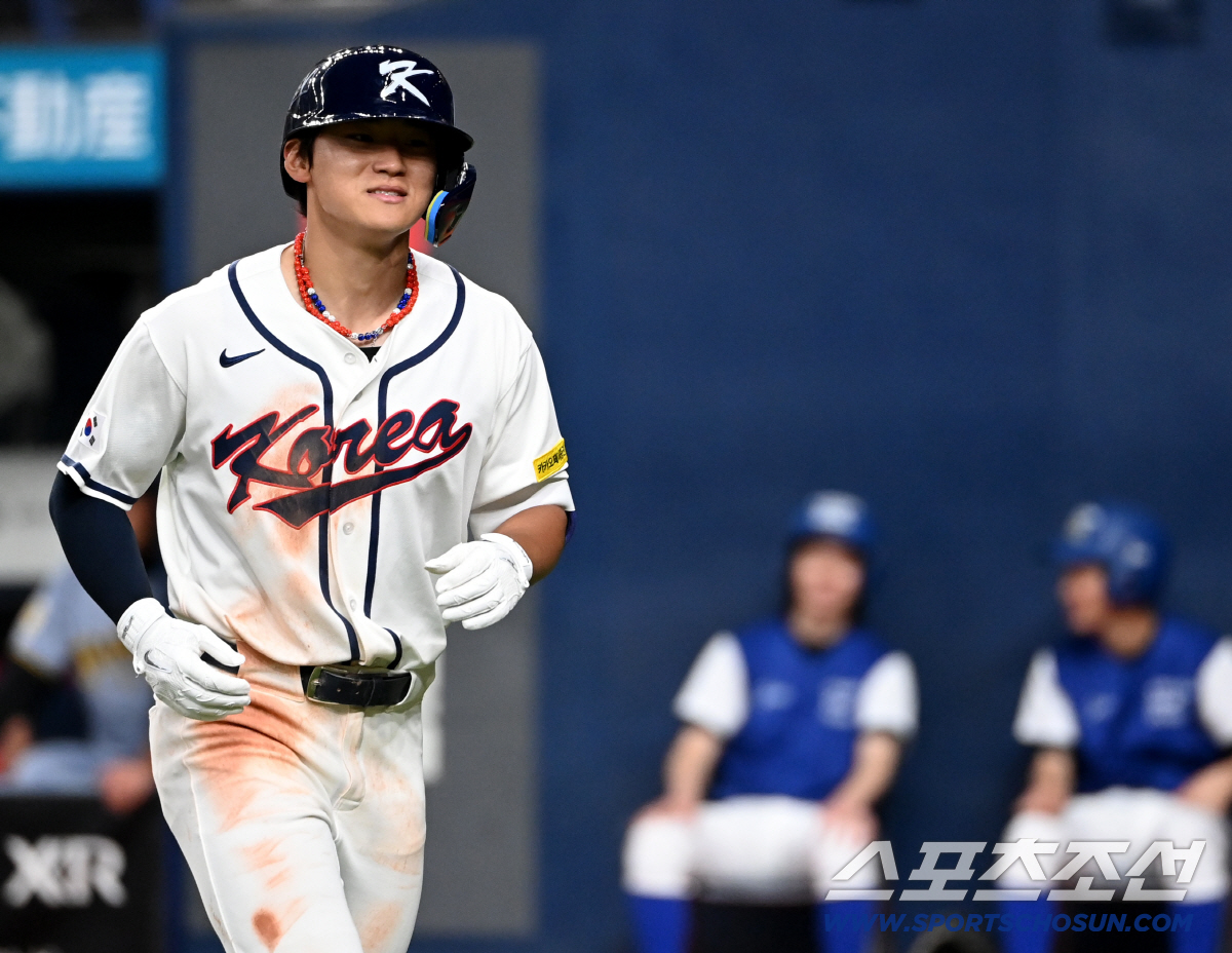 김도영 홈런 터졌다! 日 언론 경계…"SB 투수 상대 만루포 쳤던 그 선…