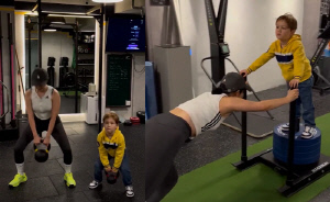 사유리, 6살 子 혼자 잘 키웠네...운동 데이트 