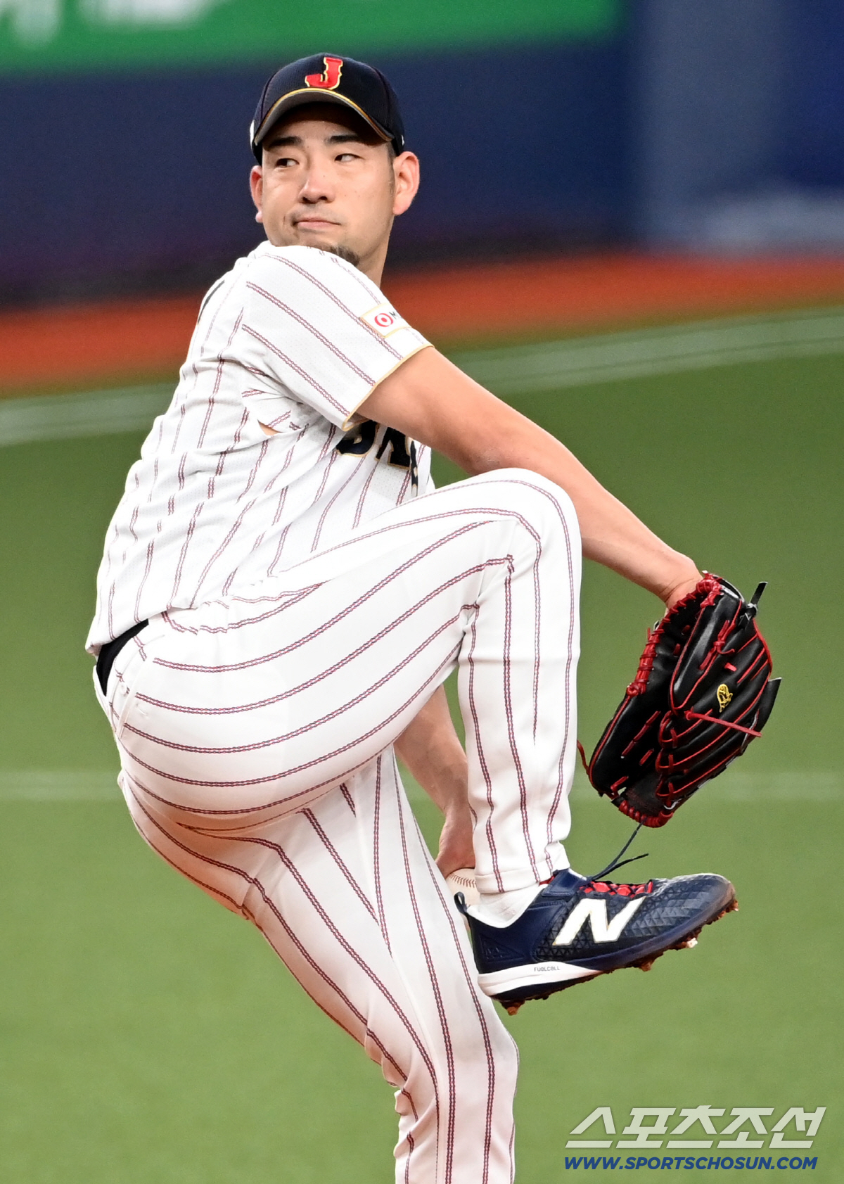 한국전 선발인데…156㎞ 던지고도 난타, 기쿠치의 자신감 "볼 자체는 좋…