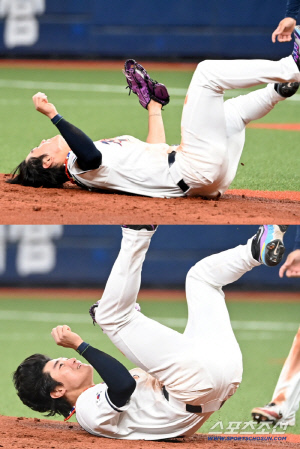 ‘가슴 철렁!’ 김도영 뒷통수 박고도 웃었다. 투혼 수비→5회 동점포...'존재감 대박이네'[오사카 현장]