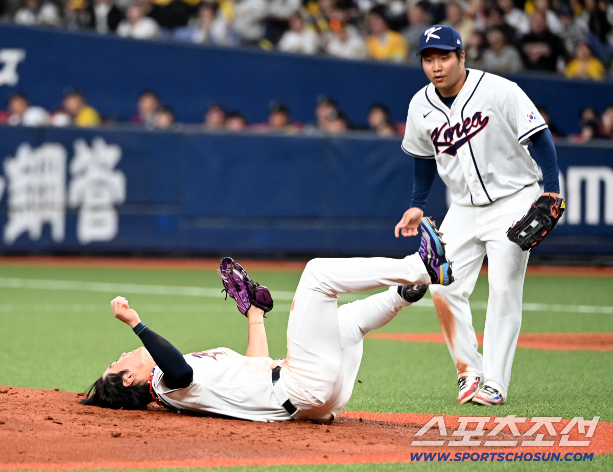 ‘가슴 철렁!’ 김도영 뒷통수 박고도 웃었다. 투혼 수비→5회 동점포..…