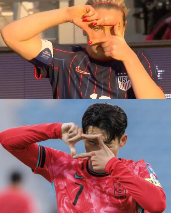 '170경기 38골' 미국 여자 국대 레전드 미녀, 손흥민 샤라웃 수없이…