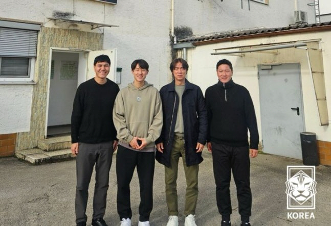 '월드컵 준비 착착' 유럽파 만나고 온 홍명보 감독 "외부 변수에도 흔들…