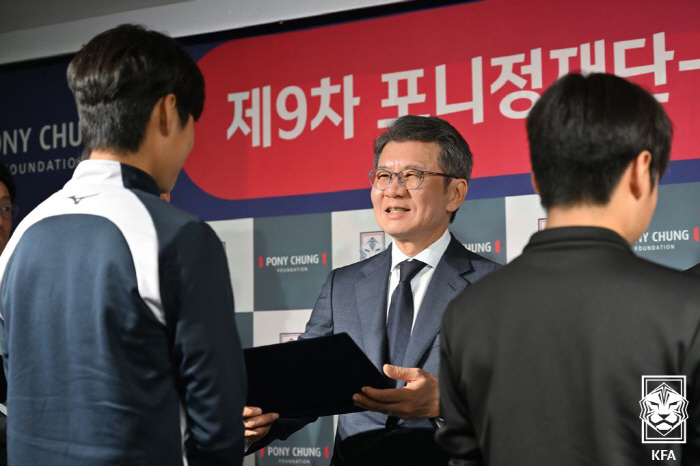 포니정재단-대한축구협회 유소년 축구 장학사업 규모 대폭 확대, 향후 5년…