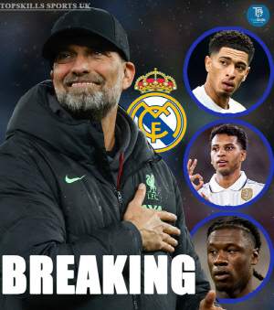 [속보]레알 마드리드 '클롭 감독 선임' 총력! 레드불과 내부 갈등 영향…최우선 목표 설정→아르벨로아 신뢰도 하락