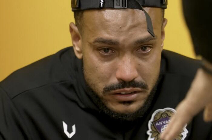 "경기 중 퇴장이 죽을 죄인가" 제주 이탈로 여자친구 SNS까지 찾아 '…