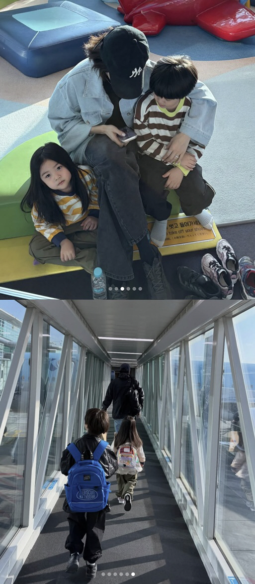 양미라, 3·1절 日여행 논란 후 또 출국 "2년만 가족 완전체"