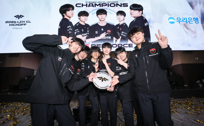 농심 레드포스, LCK 2부 리그인 LCK CL 킥오프 결승에서 T1 꺾으며 3년만에 정상 등극