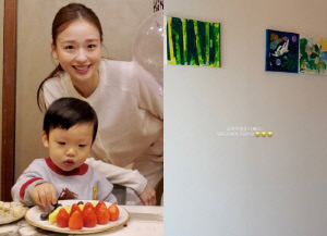 '72억家 이사' 손연재, 유치원 안 보내더니..아들 그림 '재능 폭발'