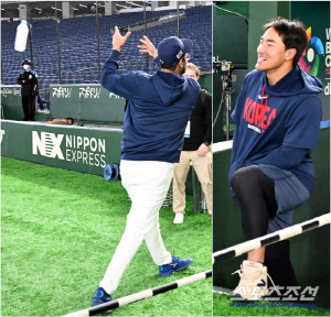 '물병 플립 좋았다' 한글 문신한 ML 투수, 안현민 배트 플립에 홀딱 반했다