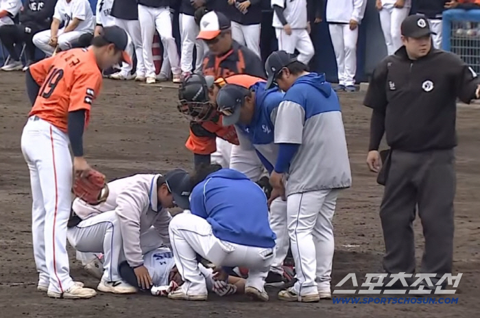 '헤드샷' 이해승 뇌진탕 증세로 조기 귀국. 햄스트링 장승현은 완전 파열…