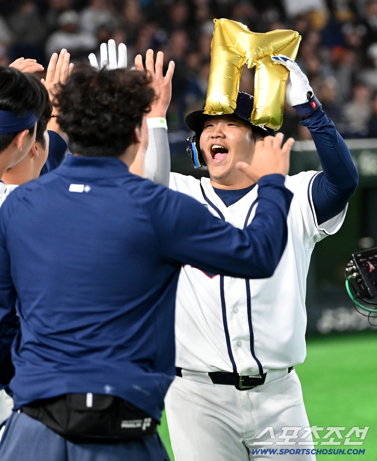 '미쳤다 그랜드슬램!' 문보경 대폭발! 한국 핵타선 터졌다…체코 선발 ⅓…