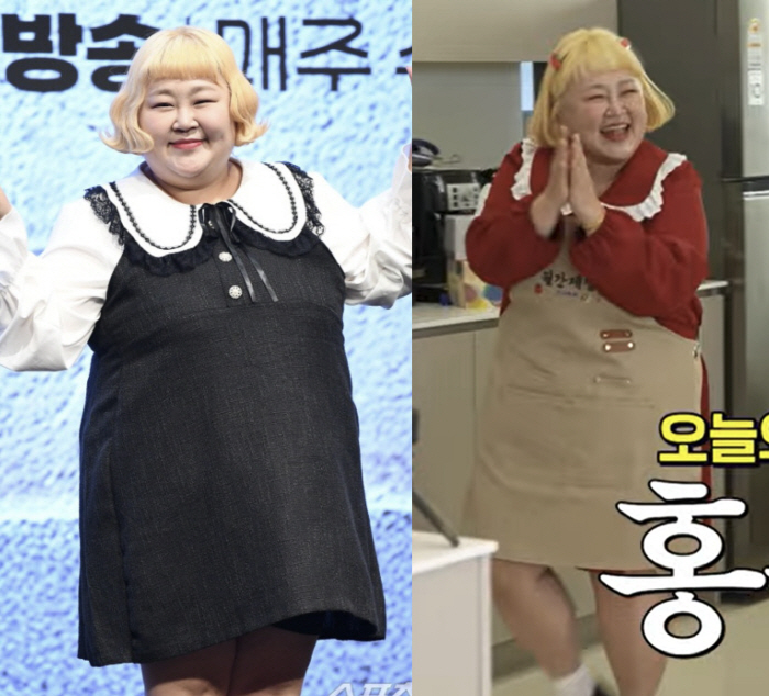 '40kg 감량' 홍윤화, '반쪽 된 몸' 인증 "원래 소형차 만했다"
