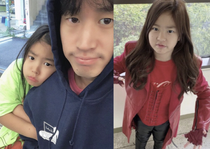 '타블로 딸' 16살 하루, 父와 체격 비슷 '폭풍 성장'.."딸 바지가 맞아"