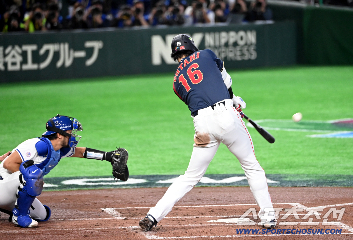 오타니 WBC 첫 그랜드슬램 폭발! '2루타→홈런→적시타' 3연타석 안타…