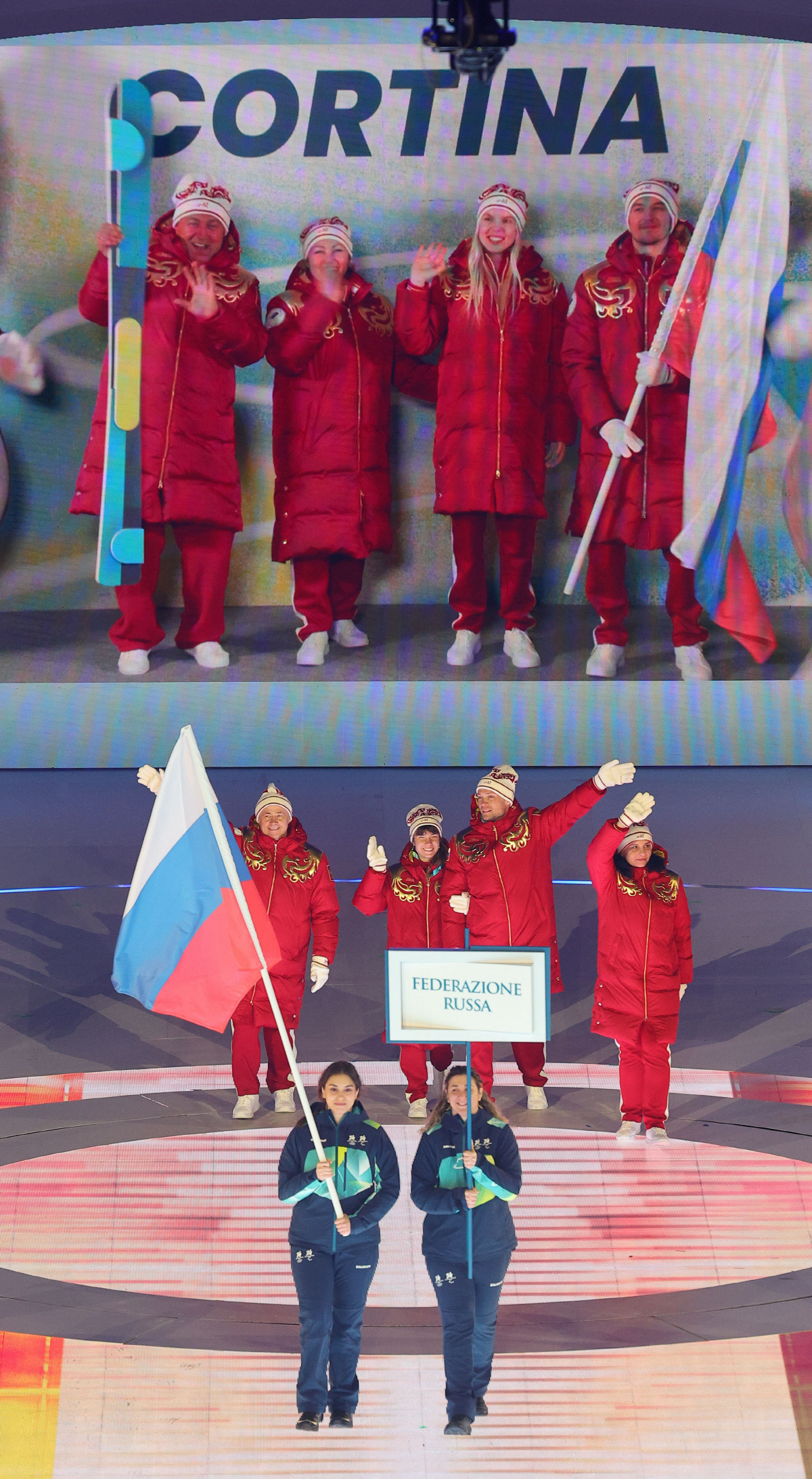 "韓선수단 15번째 입장...러시아 12년만의 컴백" 밀라노-코르티나 패…