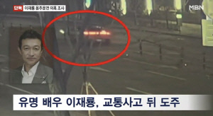 이재룡, 중앙분리대 연속 충돌후 '그대로 쌩'..CCTV에 찍힌 음주사고 순간