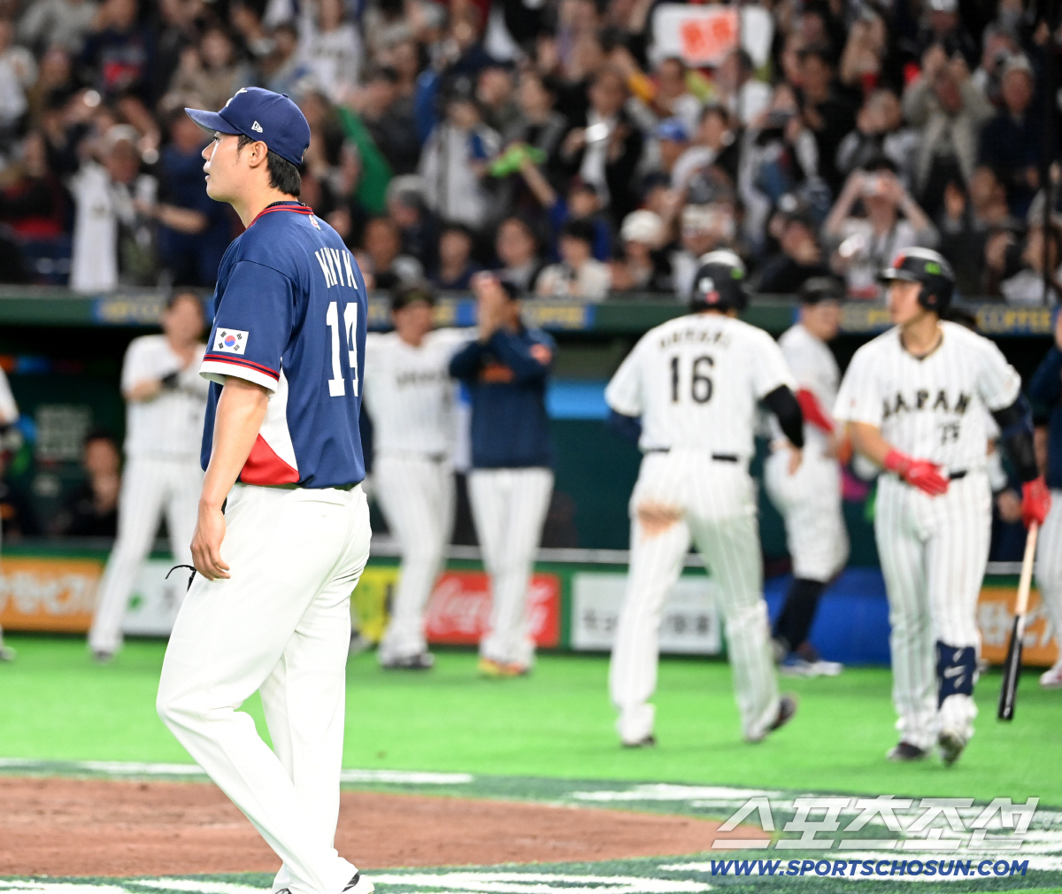 '한일전 통한의 역전패' 또 약점 확인, 162km 마무리 왔다면 달랐을…